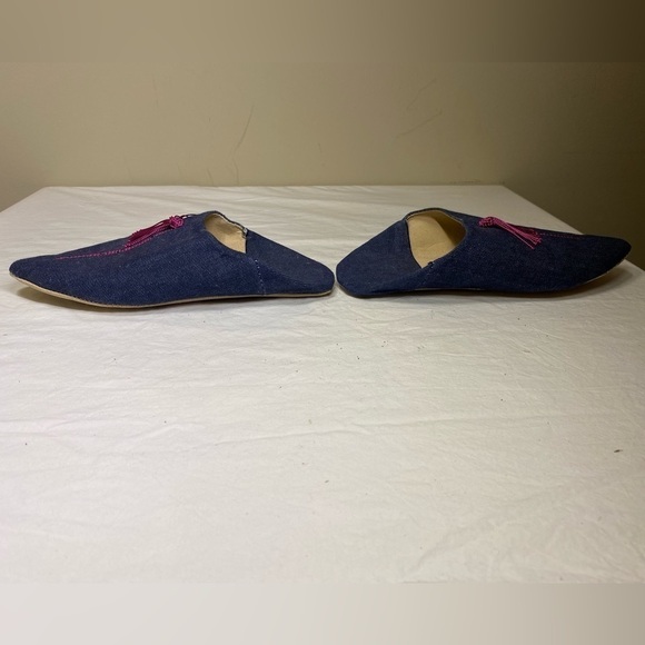 🌷🌷3/$15 Verve Culture Denim Moroccan Style Slides🌷🌷 - Picture 2 of 6